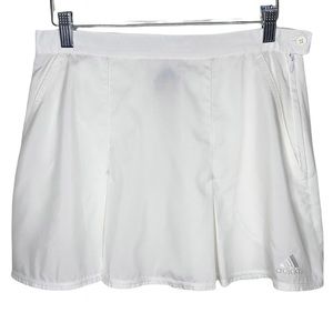 Adidas Y2K white tennis pleated skirt